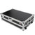 Z-Table Jr Folding DJ Table Mobile Workstation Flight Case Style with Handles and Wheels