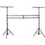 Set of (2) 10 Ft. DJ Stage Lighting Truss Stands System Includes (2) T-Adapters and (2) I-Beam Segments
