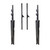 Set of (2) 10 Ft. DJ Stage Lighting Truss Stands System Includes (2) T-Adapters and (2) I-Beam Segments