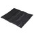 50lb Capacity Black Double Zipper Empty Saddlebag Sandbag