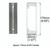 Spacer 170mm Female Coupler