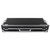 Low Profile 12″ Format Flight Coffin Case DJ Mixer and Two Battle Position Turntables with Wheels and Glide Platform