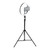 Ring Light Round Base Tripod Stand W/ Phone Clamp