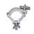Aluminum Slim M10 O-Clamp with Big Wing Knob for 2" Truss Tube Capacity 165 lbs.