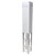 White 9.84ft 3 meter Lycra Cover Scrim Sleeve fits 12" Quad Box Truss Segment