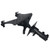 Universal Laptop Tray + VESA Monitor Mounting Bracket fits on Speaker Stand 1-3/8" Pole