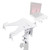 Universal Laptop Tray + VESA Monitor Mounting Bracket fits on Speaker Stand 1-3/8" Pole