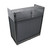 Vista DJ Booth Table Work Station with White Black Scrims and Carrying Bag