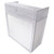 Vista DJ Booth Table Work Station with White Black Scrims and Carrying Bag