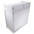 Vista DJ Booth Table Work Station with White Black Scrims and Carrying Bag