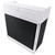 Vista DJ Booth Table Work Station with White Black Scrims and Carrying Bag