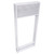 Vista DJ Booth Table Work Station with White Black Scrims and Carrying Bag