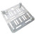 12" Aluminum 8mm Slotted Holes Truss Top Plate for F34 F32 F31 Conical Square Truss with Twist Locks and Connectors