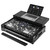 Rane One Flight Case in Black with Patented Glide Platform and Corner Wheels