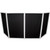 Four Panel Collapse and Go DJ Facade W-White Frame and Carry Bag | Black and White Scrims