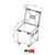 Heavy-Duty Storage Road Case With 4" in Casters – 18"x18"x18"
