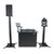 Pair of Moving Head or Lighting Speaker Totem DJ Stand with Carrying Bags by Humpter