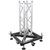 Truss Tower Stage Roofing System Package -Top Block | Hinges | Base | Outriggers and 3.28 Ft. 2 mm Wall Truss Segment
