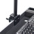 Black Adjustable Arm Mount Stand For 12-17" Laptop, VESA 75X75 and 100X100 fit 17-32" Monitor, For DJ Flight Case/Table