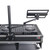 Black Adjustable Arm Mount Stand For 12-17" Laptop, VESA 75X75 and 100X100 fit 17-32" Monitor, For DJ Flight Case/Table