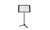 Wooden Conductor Music Stand - Brushed Metal Base
