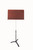 Wooden Conductor Music Stand - Brushed Metal Base
