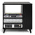 Elite Series Sidecar Rack Cabinet W/ Shelf