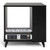 Elite Series Sidecar Rack Cabinet W/ Shelf