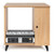 Elite Series Sidecar Rack Cabinet W/ Shelf