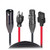 25 Ft. XLR Audio + Edison to IEC Power Cable for PA DJ Speakers