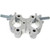 Aluminum Slim Dual M10 Clamp with Big Wing Knob for 2" Truss Tube Capacity 661 lbs.