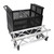 Dolly Cart for Base Plates, Truss, Stage Legs, Cables, and Accessories - Holds (8) 30 inch or (10) 24 inch Base Plates MK2