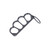 GRIPMATE Hand-Gripped Slotted Microphone Knuckle Holder for Enhanced Performance