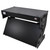 B-Stock DJ Z-Table Folding DJ Table Mobile Workstation Flight Case Style with Handles and Wheels