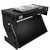 B-Stock DJ Z-Table Folding DJ Table Mobile Workstation Flight Case Style with Handles and Wheels
