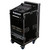 11U Top Slanted 16U Vertical Pro Combo Rack with Casters