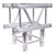 1.64 3-Way 90 Degree Corner Section T-Section for F34 Conical Truss Segments