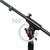 6 Ft Pro Tripod Microphone Concert Musician DJ Stand With Boom and Mic Clip