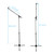 6 Ft Pro Tripod Microphone Concert Musician DJ Stand With Boom and Mic Clip