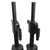 6' Ft Twin Pack Professional Telescoping Crank Speaker Stand Set with Carrying Bag Black Finish