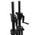 6' Ft Twin Pack Professional Telescoping Crank Speaker Stand Set with Carrying Bag Black Finish