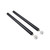 20" Set of 2 Speaker Extension Poles with M20 Thread and 1-3/8 in. Adapter – Black, 200 lb Capacity