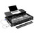 Odyssey Performance Ready Series (Pre-Wired XLR Patch Panel) Black 1U Case for DDJ-REV5 with Wheels and Glide Style Laptop Platform