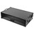 Odyssey Performance Ready Series (Pre-Wired XLR Patch Panel) Black 1U Case for DDJ-REV5 with Wheels and Glide Style Laptop Platform