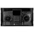 Odyssey Performance Ready Series (Pre-Wired XLR Patch Panel) Black 1U Case for XDJ-AZ with Wheels and Glide Style Laptop Platform