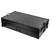 Odyssey Performance Ready Series (Pre-Wired XLR Patch Panel) Black 1U Case for XDJ-AZ with Wheels and Glide Style Laptop Platform