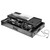 Odyssey Performance Ready Series (Pre-Wired XLR Patch Panel) Black 1U Case for RANE SYSTEM ONE with Wheels and Glide Style Laptop Platform