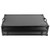 Odyssey Performance Ready Series (Pre-Wired XLR Patch Panel) Black 1U Case for RANE PERFORMER with Wheels and Glide Style Laptop Platform
