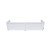 White Frame 6 Ft foldable 4 Panel Tabletop DJ Facade Front Board booth with Black and White Scrims and poratble bag