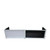 White Frame 6 Ft foldable 4 Panel Tabletop DJ Facade Front Board booth with Black and White Scrims and poratble bag